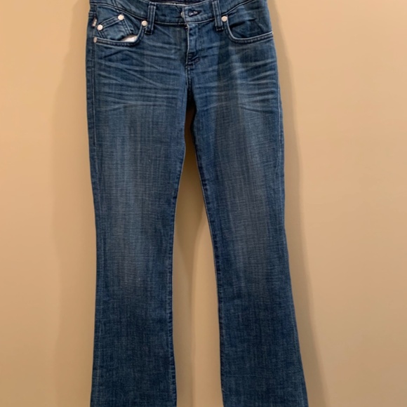 Rock & Republic Kasandra Rhinestone  Bootcut  Low Rise Jeans - size 26 - Picture 8 of 8